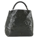 SAINT LAURENT Shoulder Bag Enamel Khaki Silver Auth bs31200-1