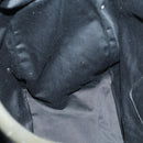 SAINT LAURENT Shoulder Bag Enamel Khaki Silver Auth bs31200-18