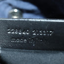 SAINT LAURENT Shoulder Bag Enamel Khaki Silver Auth bs31200-12