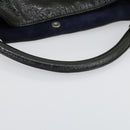 SAINT LAURENT Shoulder Bag Enamel Khaki Silver Auth bs31200-7