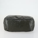 SAINT LAURENT Shoulder Bag Enamel Khaki Silver Auth bs31200-5