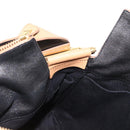 Chloe Vanessa Shoulder Bag Leather Brown Gold Auth bs31202-17