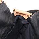 Chloe Vanessa Shoulder Bag Leather Brown Gold Auth bs31202-18