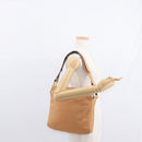 Chloe Vanessa Shoulder Bag Leather Brown Gold Auth bs31202-22