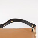 Chloe Vanessa Shoulder Bag Leather Brown Gold Auth bs31202-8