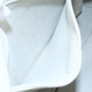 LOEWE Shoulder Bag Leather White Silver Auth bs31203-21