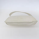 LOEWE Shoulder Bag Leather White Silver Auth bs31203-5