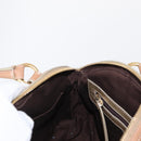 LOEWE Anagram Hand Bag Nylon Blue Gold Auth bs31204-20