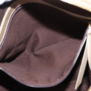 LOEWE Anagram Hand Bag Nylon Blue Gold Auth bs31204-22