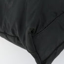 LOEWE Tote Bag Nylon Leather Black Silver Auth bs31205-14