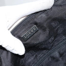 LOEWE Tote Bag Nylon Leather Black Silver Auth bs31205-11