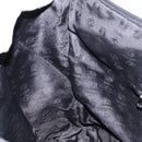 LOEWE Tote Bag Nylon Leather Black Silver Auth bs31205-18