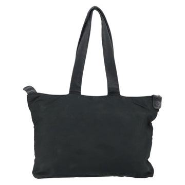 LOEWE Tote Bag Nylon Leather Black Silver Auth bs31205 - 0