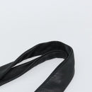 LOEWE Tote Bag Nylon Leather Black Silver Auth bs31205-8