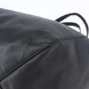 CELINE Horizontalkava Tote Bag Leather Black Gold Auth bs31206-9