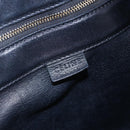 CELINE Horizontalkava Tote Bag Leather Black Gold Auth bs31206-17