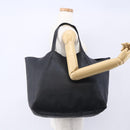 CELINE Horizontalkava Tote Bag Leather Black Gold Auth bs31206-22