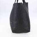 CELINE Horizontalkava Tote Bag Leather Black Gold Auth bs31206-3