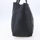 CELINE Horizontalkava Tote Bag Leather Black Gold Auth bs31206-4