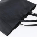 CELINE Horizontalkava Tote Bag Leather Black Gold Auth bs31206-6