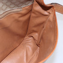 CELINE Macadam Canvas Shoulder Bag PVC Beige Gold Auth bs31210-21