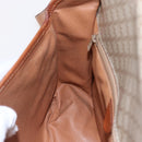 CELINE Macadam Canvas Shoulder Bag PVC Beige Gold Auth bs31210-22