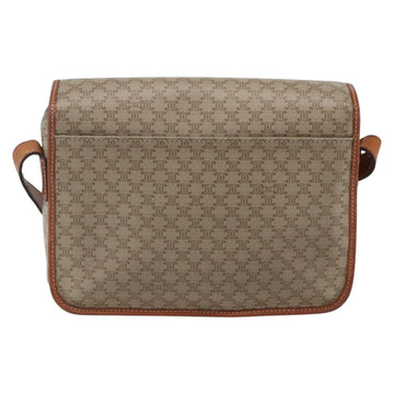 CELINE Macadam Canvas Shoulder Bag PVC Beige Gold Auth bs31210 - 0