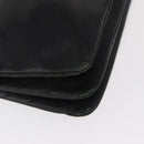 CELINE Trio Small Shoulder Bag Leather Black Gold Auth bs31212-12