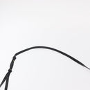 CELINE Trio Small Shoulder Bag Leather Black Gold Auth bs31212-8