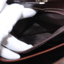 CELINE Shoulder Bag Leather Brown Gold Auth bs31214-23