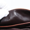 CELINE Shoulder Bag Leather Brown Gold Auth bs31214-12