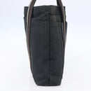 HERMES Toroca Horizontal MM Hand Bag Canvas Black Brown Auth bs31217-3