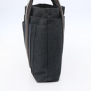 HERMES Toroca Horizontal MM Hand Bag Canvas Black Brown Auth bs31217-4