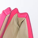 VALENTINO Studs Chain Shoulder Bag Leather Pink Gold Auth bs31221-20