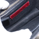 VALENTINO Studs Chain Shoulder Bag Enamel Black Silver Auth bs31222-11