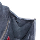 VALENTINO Studs Chain Shoulder Bag Enamel Black Silver Auth bs31222-19