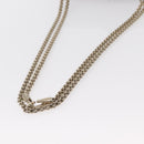 VALENTINO Studs Chain Shoulder Bag Enamel Black Silver Auth bs31222-7