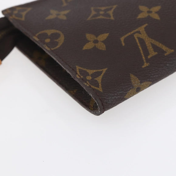 LOUIS VUITTON Monogram Bucket PM Accessory Pouch LV Auth bs31228