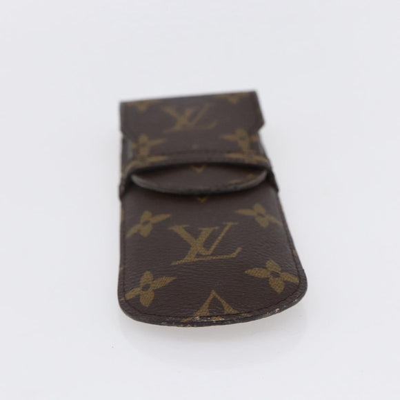 LOUIS VUITTON Monogram Etui Stilo Pen Case M62990 LV Auth bs31231