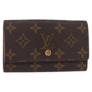 LOUIS VUITTON Monogram Porte Monnaie Zip Wallet M61735 LV Auth bs31236-1