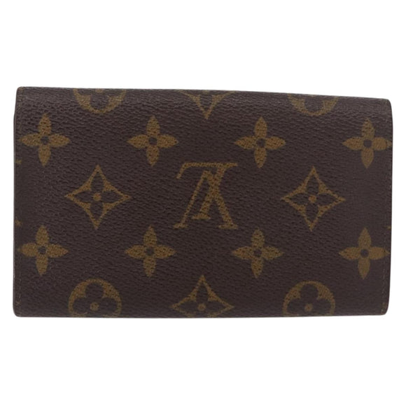 LOUIS VUITTON Monogram Porte Monnaie Zip Wallet M61735 LV Auth bs31236
