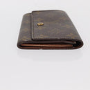 LOUIS VUITTON Monogram Porte Monnaie Zip Wallet M61735 LV Auth bs31236-4