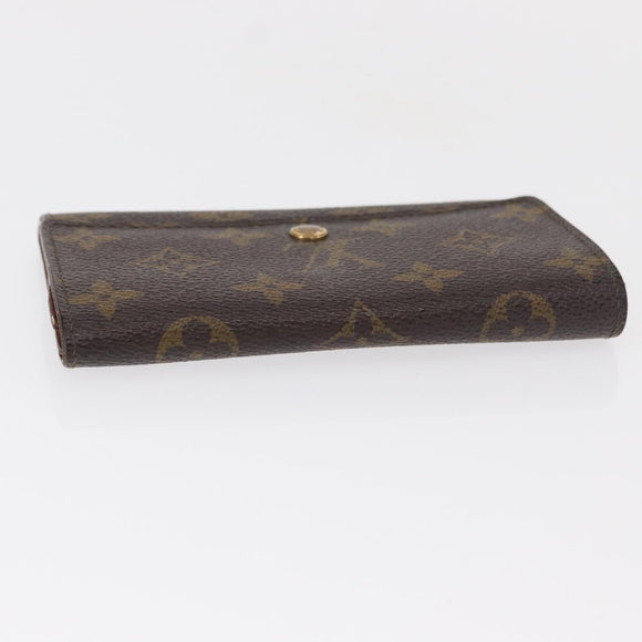 LOUIS VUITTON Monogram Porte Monnaie Zip Wallet M61735 LV Auth bs31236