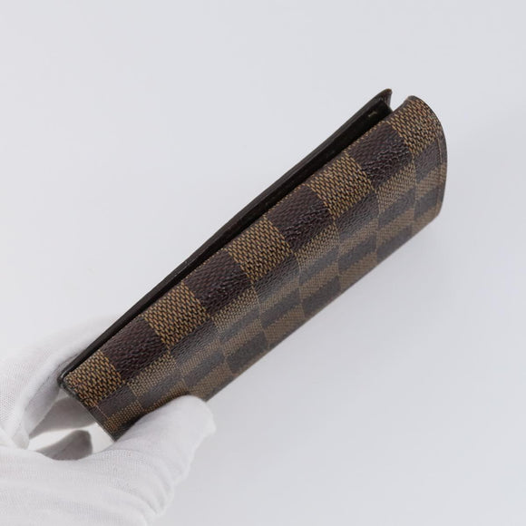 LOUIS VUITTON Monogram Damier Ebene Wallet 3 Set LV Auth bs31237