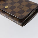 LOUIS VUITTON Monogram Damier Ebene Wallet 3 Set LV Auth bs31237-14
