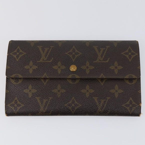 LOUIS VUITTON Monogram Damier Ebene Wallet 3 Set LV Auth bs31237