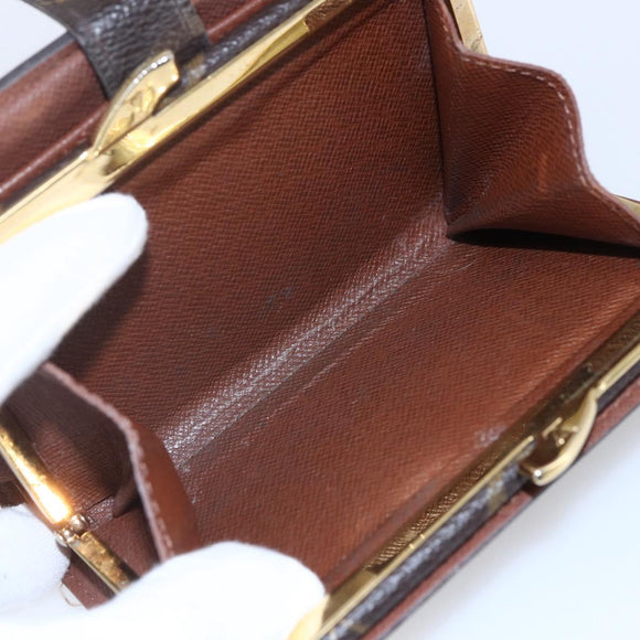 LOUIS VUITTON Monogram Portefeuille Viennois Bifold Wallet M61674 Auth bs31239