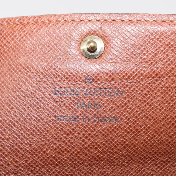 LOUIS VUITTON Pochette Porte Monnaie Credit Long Wallet M61726 LV Auth bs31242