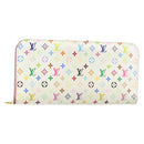 LOUIS VUITTON Multicolor PortefeuilleInsolite Wallet White M93750 Auth bs31244-1
