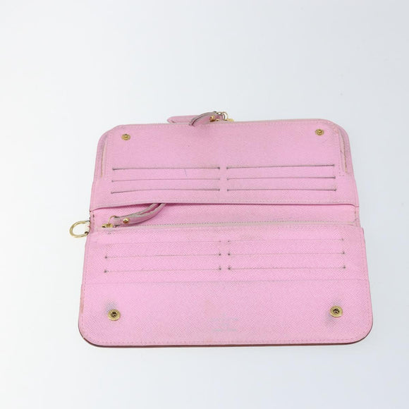 LOUIS VUITTON Multicolor PortefeuilleInsolite Wallet White M93750 Auth bs31244